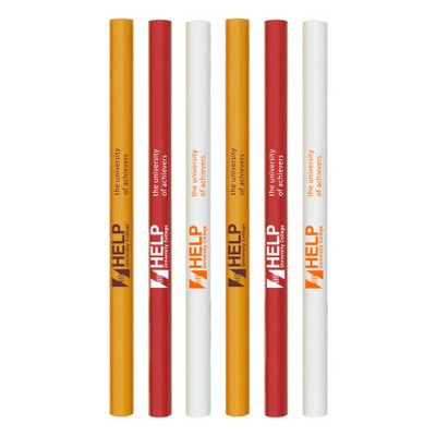 Union Printed - Round Wooded Imported Value Jumbo #2 Graphite Pencil No Eraser - 1-Color Print